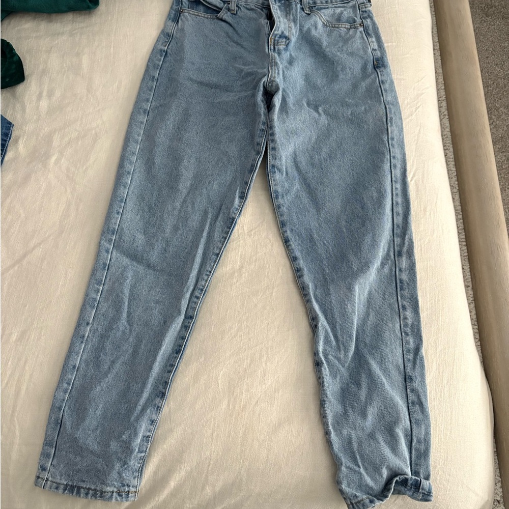 Fashion Nova Sky Blue Denim Pants